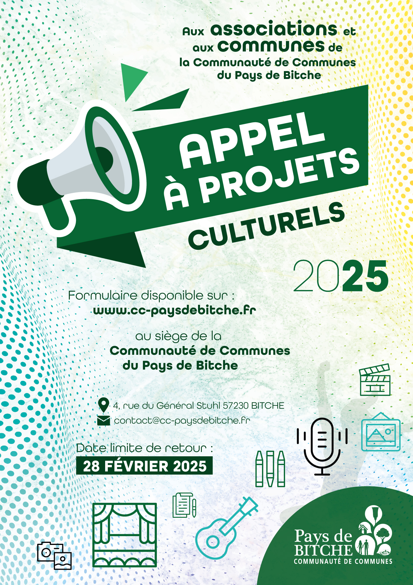 appel a projets culturels COmCOM Pays de Bitche